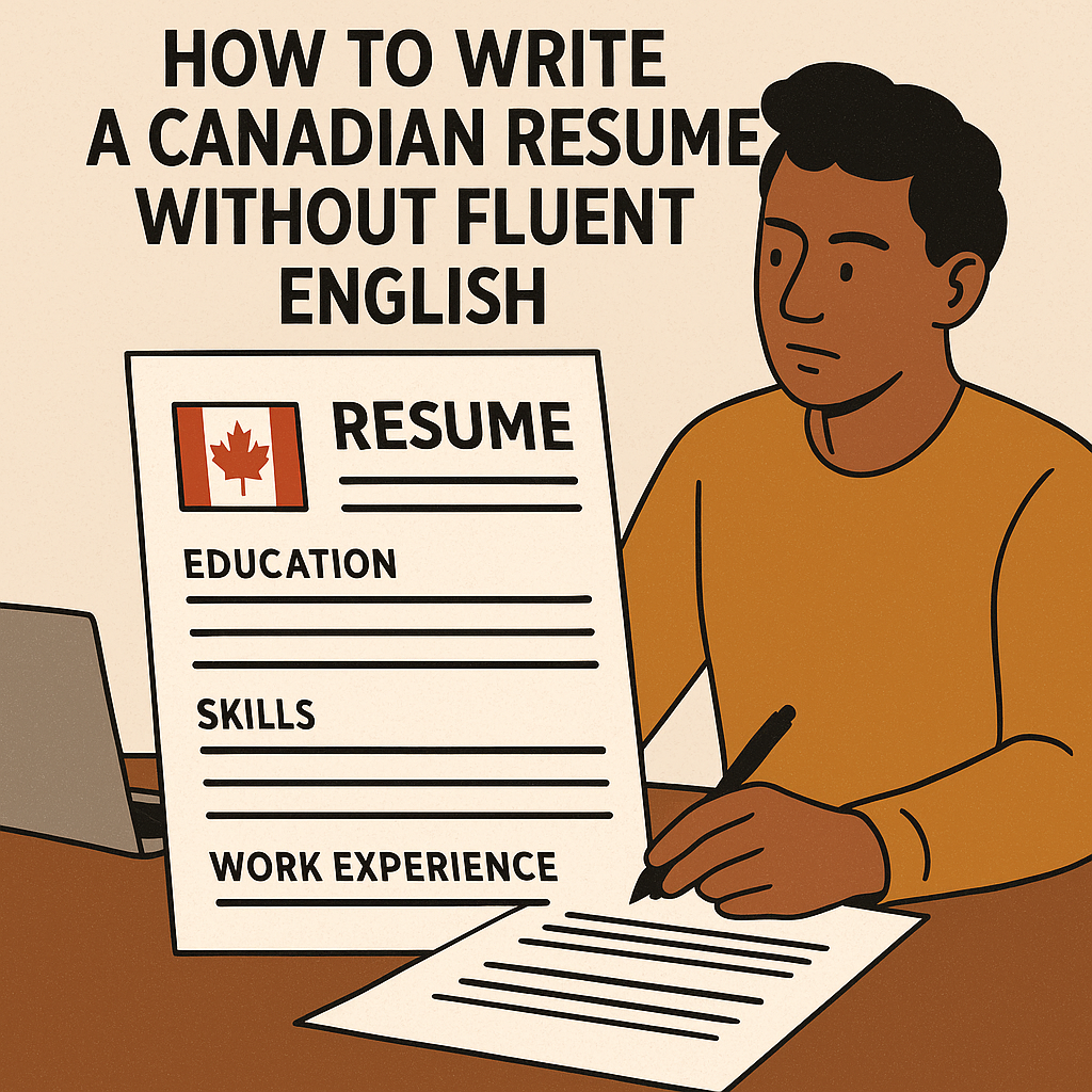 canadian-resume-without-fluent-english
